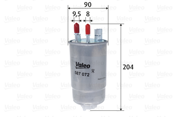 VALEO VAL587072 Üzemanyagszűrő